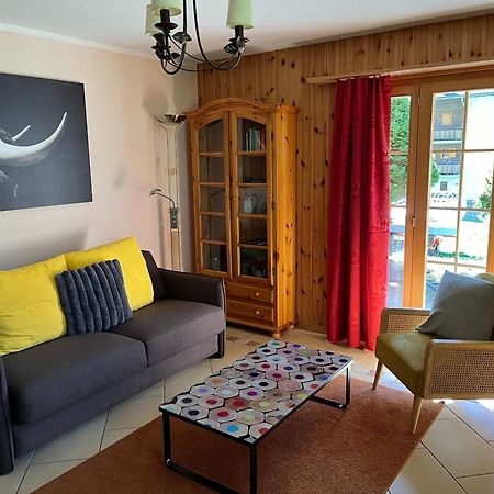 L'Herensarde, Bel Appartement Avec Jardin-Terrasse Et Garage Evolène Exterior foto