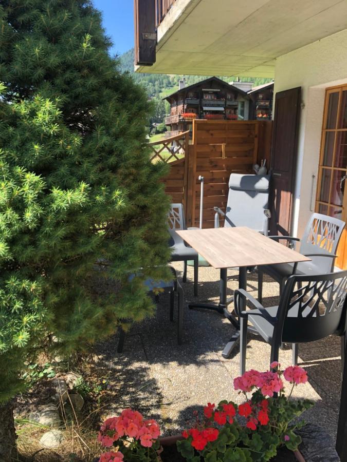 L'Herensarde, Bel Appartement Avec Jardin-Terrasse Et Garage Evolène Exterior foto