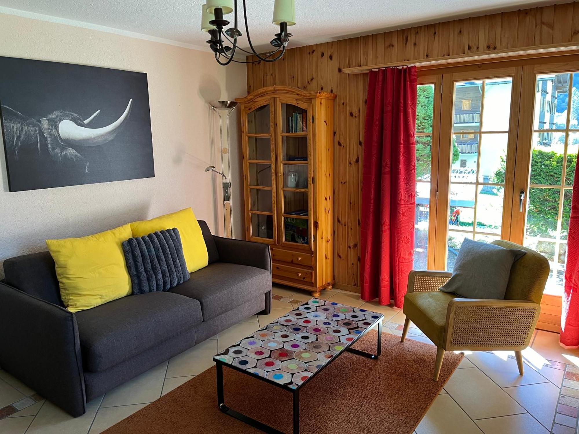 L'Herensarde, Bel Appartement Avec Jardin-Terrasse Et Garage Evolène Exterior foto